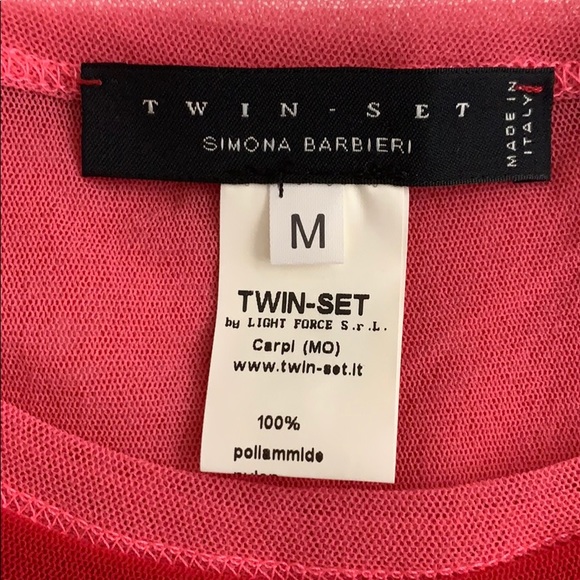 Twin-set Simons Barbieri raspberry color top - Picture 2 of 4